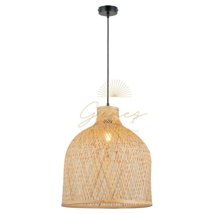 ENDESA 11 40 LIK BAMBOO TEKLI SARKIT 1XE27 HASIR AVİZE