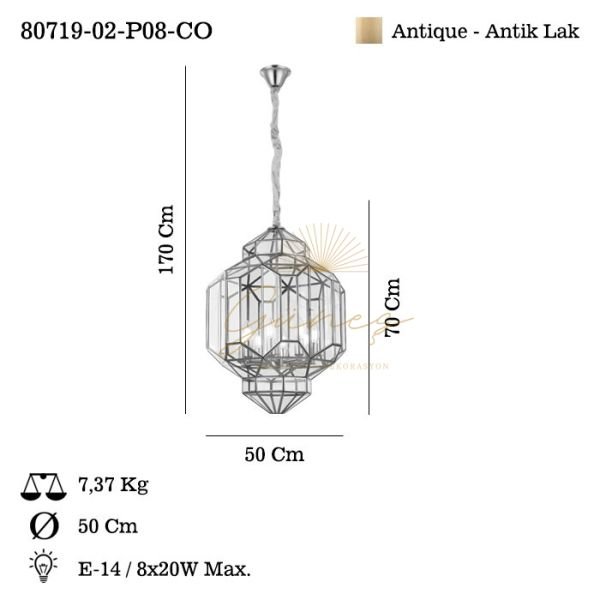 ESTENSE 8 LI ANTIK AVIZE 8XE14