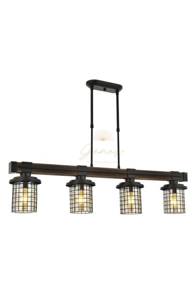 Eskitme Kaplama Modern Avize AVONNİ-AV-4216-4EY