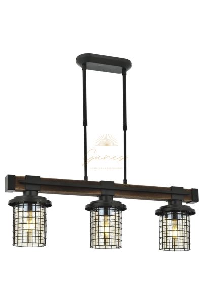 Eskitme Kaplama Modern Avize AVONNİ-AV-4216-3EY